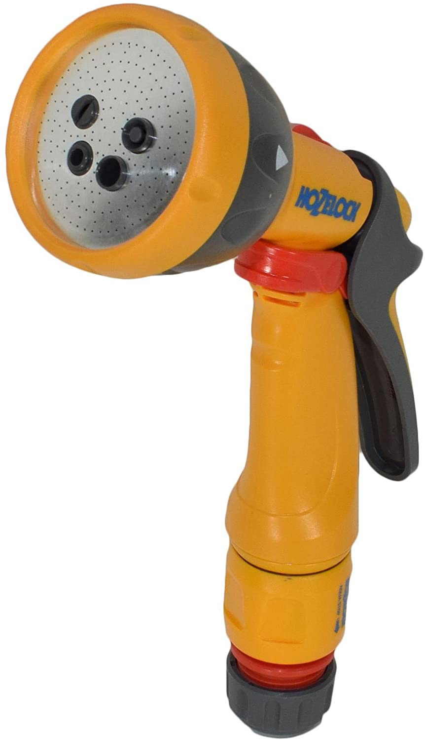 Hozelock Multi Pattern Spray Gun Nozzle For Hose Pipes With Water Flow Control