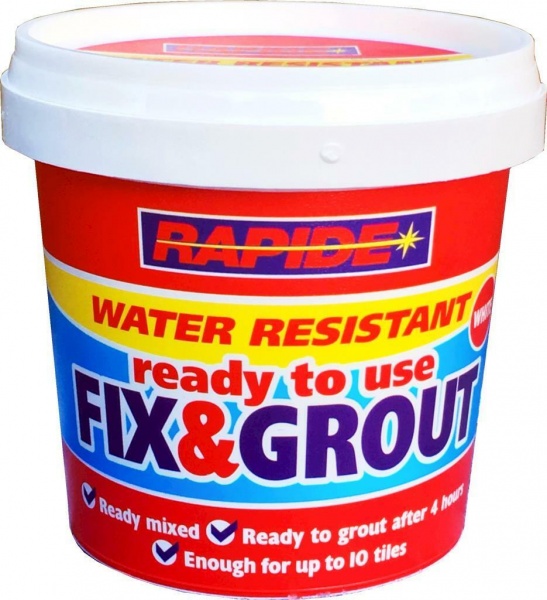 RAPIDE 500g Fix N Grout Tile Adhesive Internal Use Ideal For Bathroom