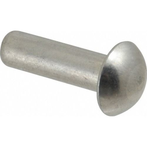 Quality British Made 3/16'' x 1'' Aluminium round head Rivets pack of 10