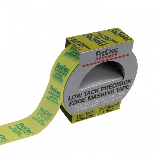 ProDec Advance Low Tack Precision Edge Masking Tape 50 Metre Roll 1.5'' wide