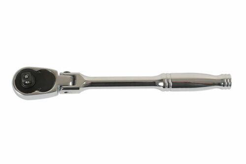 Flexi-head 15cm Long Handle Locking Ratchet - 1/4'' Drive - Socket Tool