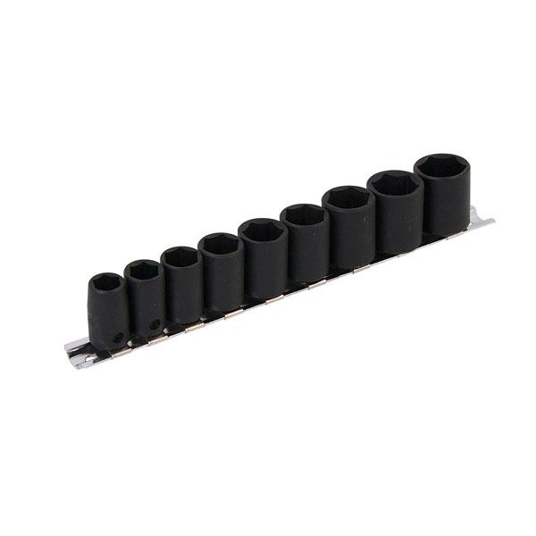 Metric 3/8'' Square Drive Impact Sockets Shallow 6 Point 10mm -19mm