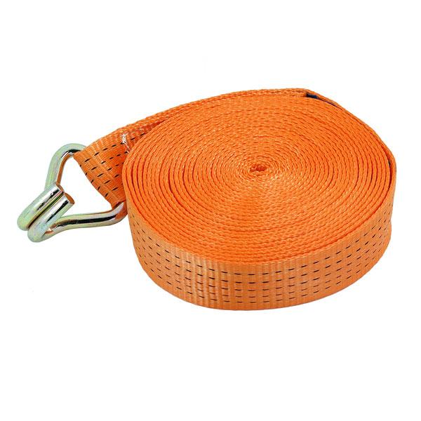 5 Ton 8 Meter Ratchet Strap With Hooks Tie Down For Trailer Car Lorry Recovery