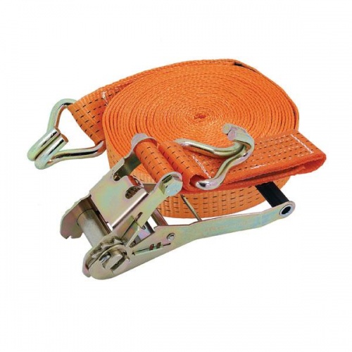 5 Ton 8 Meter Ratchet Strap With Hooks Tie Down For Trailer Car Lorry Recovery