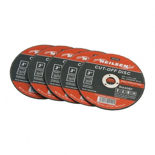 5 X 3'' Inch 75mm Air Cut Off Discs 25000rpm 3'' X 1/16'' X 3/8''