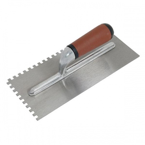 Soft Grip Adhesive Steel Tile Tiling Notched Spreading Trowel 280 X 125mm