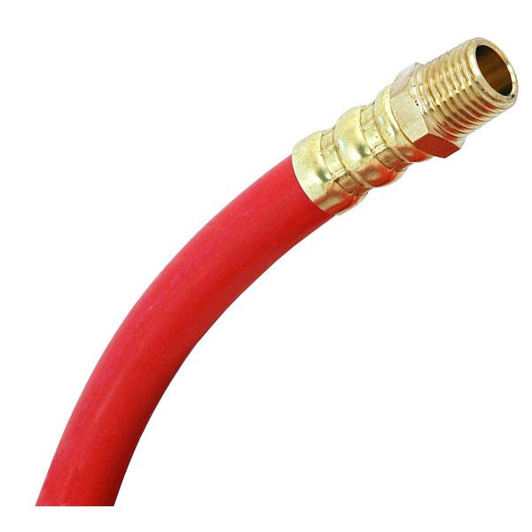 Air Line Hose 1/4'' X 50 Ft/15 M With 1/4'' BSP Male Brass Fittings