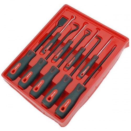 9pc Scraper & Pick Hook Gasket Scraping Hose Removal Garage Workshop Tool Set