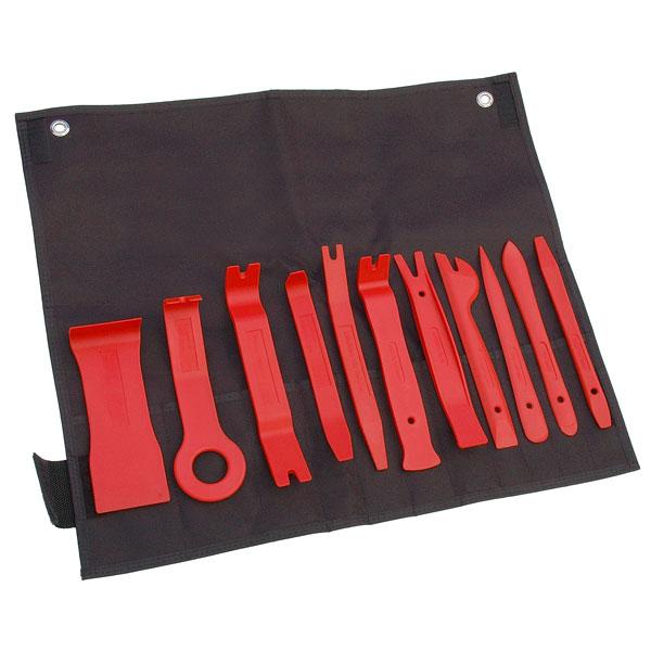 11pc Non-scratch Impact Resistant Nylon Car Van Auto Trim Removal Set Kit