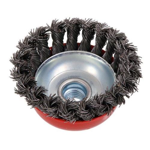 85mm Twist Knot Wire Wheel Cup Brush For 115mm Angle Grinder