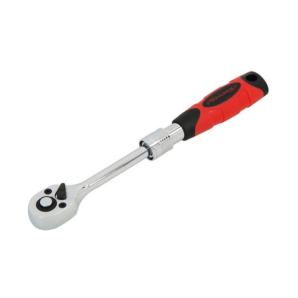 1/4 Drive Extending Telescopic Shaft Ratchet Handle Socket Wrench Heavy Duty