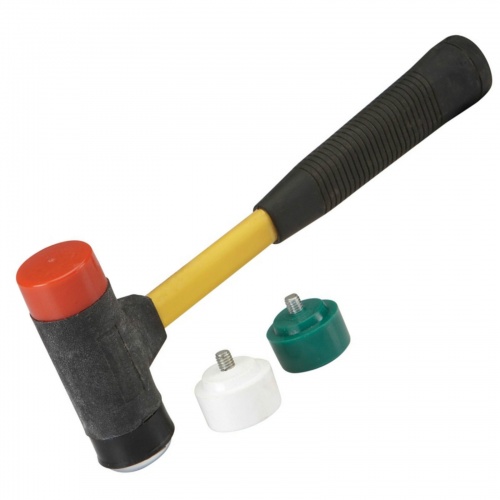 4 In 1 Multi Head Hammer Interchangeable Heads Fiberglass Shaft