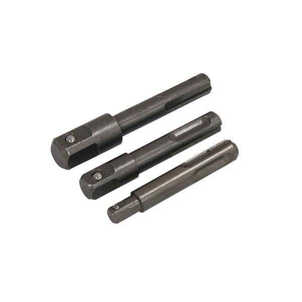 Sds + Adaptor Set 1/4'' 3/8'' & 1/2'' Drive Heavy Duty Steel