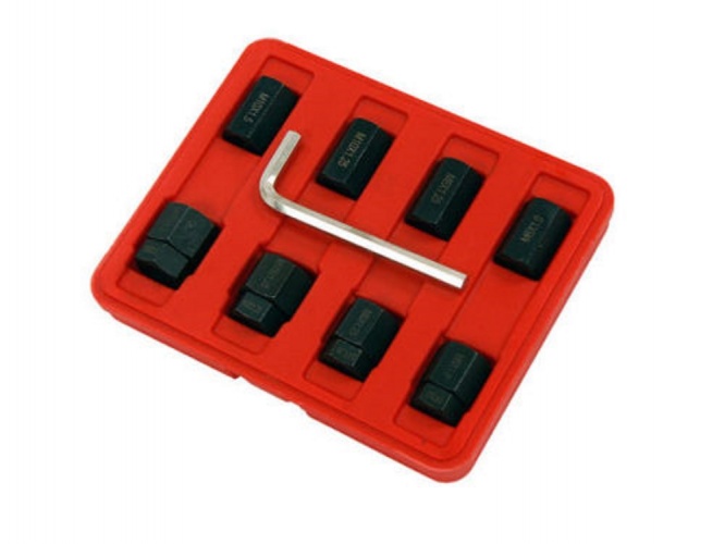 Neilsen Stud Remover Installer Set M6 M8 M10 Thread 9 Piece Kit