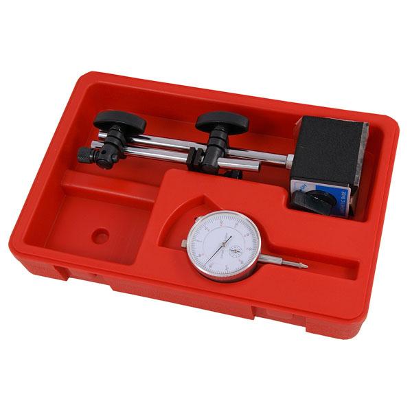 Dti Dial Test Indicator Gauge 0 To 10mm With Stand & Magnetic Base In Case