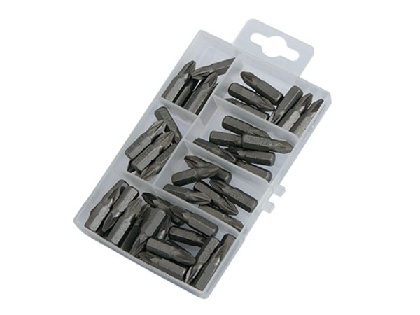 50PC 25mm NO.2 PH2 Phillips Drive Screwdriver Drill Driver Bits Set Case