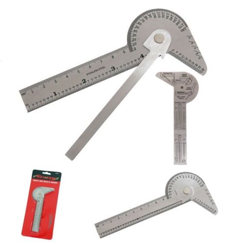 Multi-Use Ruler And Gauge Protractor Square Circle Divider Centre Finder