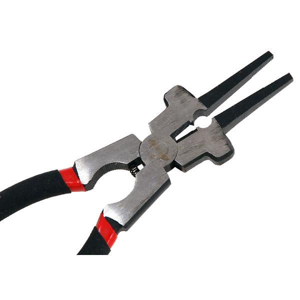 8'' 200mm Welding Tool Pliers Hammer Head Jaws Spring Loaded Soft Grip