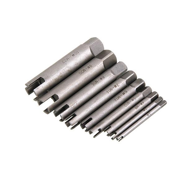 9PC Broken Tap Extractor Set M5, M6, M8, M10, M12, M14, M16, M18-M20 & M22