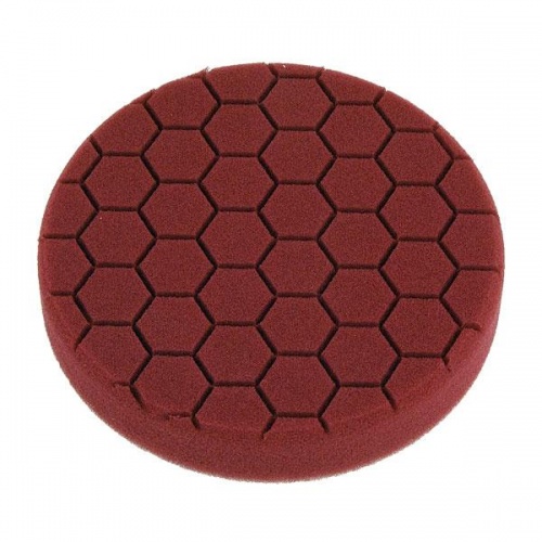 6'' / 150mm Medium hard Hexagon Polishing foam Pad velkro back