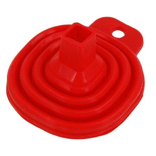 Heat Resistant Folding Silicone Funnel for Kitchen, workshop or automotive