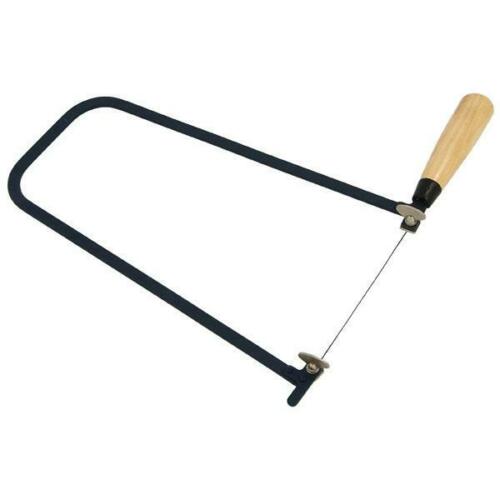 12'' (300mm) Fret Saw - Blue Colour Steel Frame & Wooden Handle