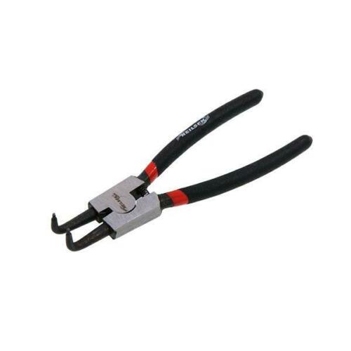 6''/ 150mm Comfort Grip External Circlip Pliers - Bent Tip & Spring Handle