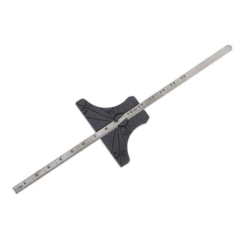 6'' (150mm) Imperial & Metric Depth & Angle Gauge Measuring Tool