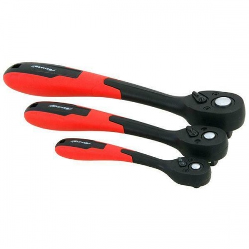 Pro Quick release 1/4'', 3/8'', 1/2'' Drive Ratchet Set