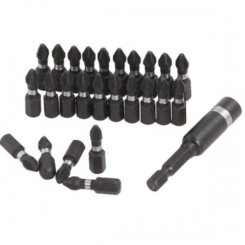 26pc Impact Bit Holder Set Drill Driver Screwdriver 25mm PH2 phillips Drive