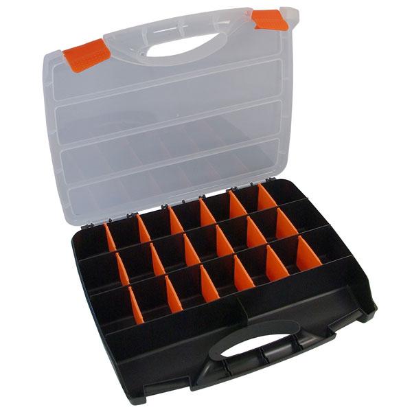 21 Compartment Box Storage Tool Organiser Case Screw Nail Nut Bolt Craft