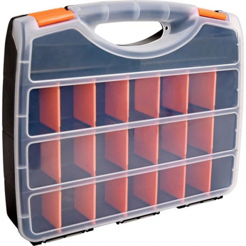 21 Compartment Box Storage Tool Organiser Case Screw Nail Nut Bolt Craft