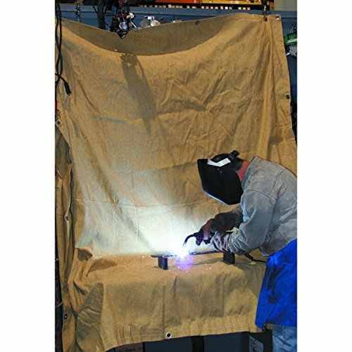 Welding Curtain 4 X 6 Ft Fibreglass Screen/blanket Flame Retardant Hanging Rings