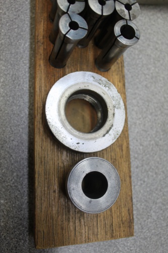 Original Boxford Collet Set With Draw Bar, Spindle Protector And Sleeve