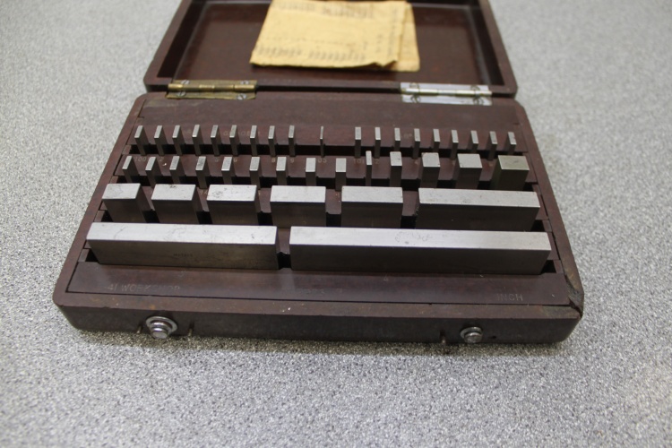 Set of Matrix no 2973 Imperial Slip Gauges in original case