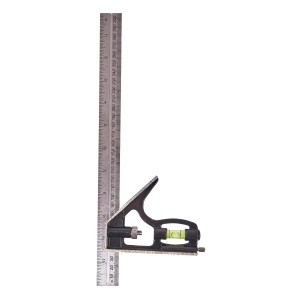 12'' Heavy Duty Adjustable Sliding Metal Combination Square