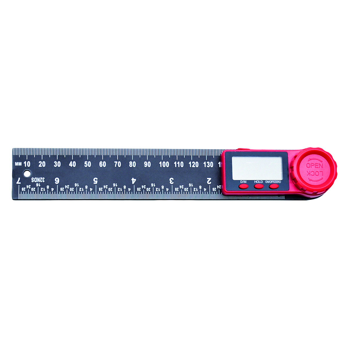 200mm Digital Angle Finder Ruler Garage Workshop Tool DIY With Batteries