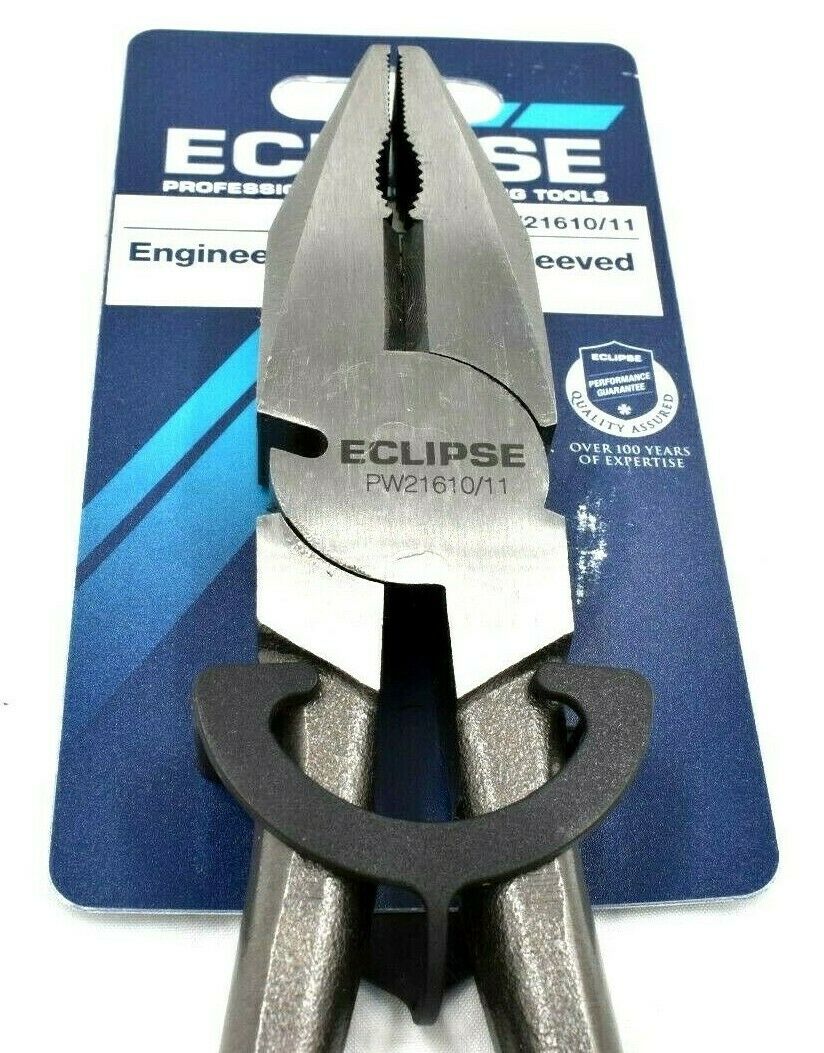 Eclipse Engineers Pliers 10 '' Inch 250mm Un-sleeved Handles