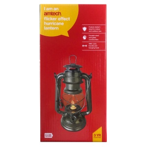 Flame Effect Led Hurricane Lamp/Lantern For Garden,Traction Engine Etc