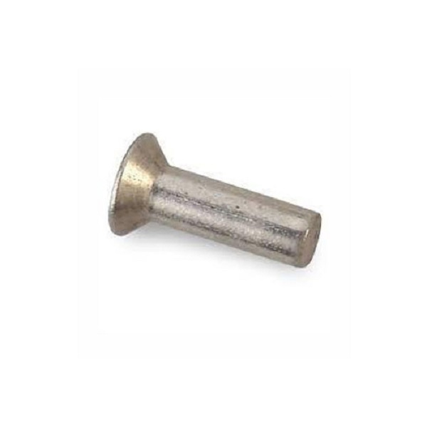 Quality British Made 1/8'' x 3/8'' Steel countersunk Rivets pack of 10