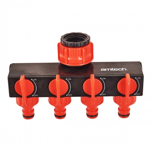 4 Way Tap Connector Garden Manifold Hose Pipe Spliter Adapter Water Faucet