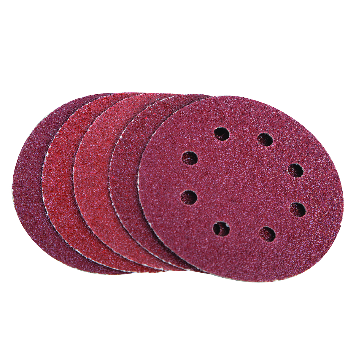 40pc 115mm Orbital DA Circular Sanding Sheet Discs Pads 8 Mixed Grits