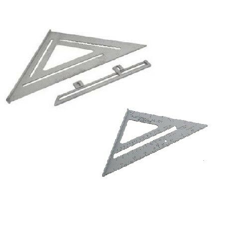 Aluminium Roofers Square/ Speed Square Twin Pack 6'' And 12'' Squares