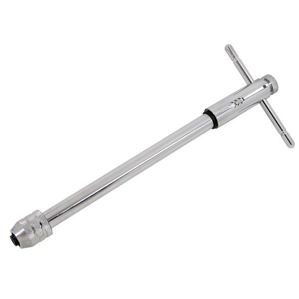 300mm Long Reach T Handle Tap Wrench Reversible Ratchet M5-m12 Adjustable Chuck