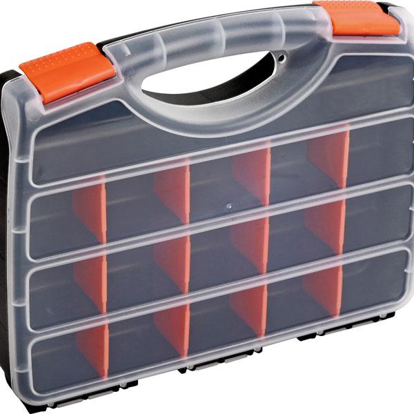 Elinala Screw Storage Organizer, Compartment Storage Boxes, Small  Adjustable and Detachable 15 Compartment Tool Storage Box for Screws, Nuts,  Small