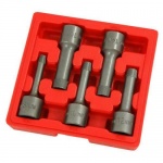 5pc 1/2'' Drive Multi-Spline Screw Extractor Set 8-16mm